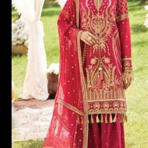 New 3 piece Laxauary Lawn Salwarkameez Pakistani dress cl afrozh